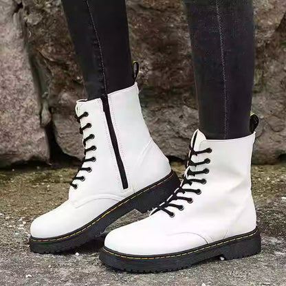 Women’s Martin Short Boots – Classic Lace-Up Ankle Boots