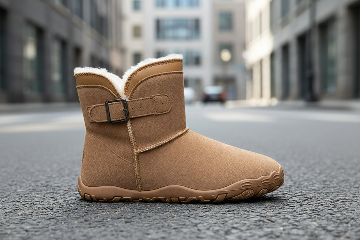 Unisex Warm Fleece-Lined Snow Boots – Anti-Slip Winter Boots