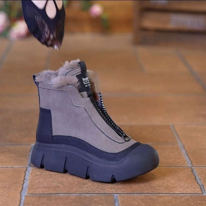 Women’s Lightweight Soft-Sole Short Boots – Stylish & Comfortable