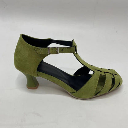 Women’s Suede Round Toe Shoes – Plus Size Breathable Casual Flats