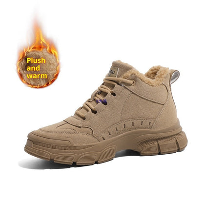 Women’s Non-Slip Snow Boots | Plus-Velvet Thickened Martin Style Winter Boots