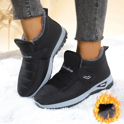 Women’s Fleece-Lined Insulated Snow Boots – Warm Winter Anti-Slip Boots