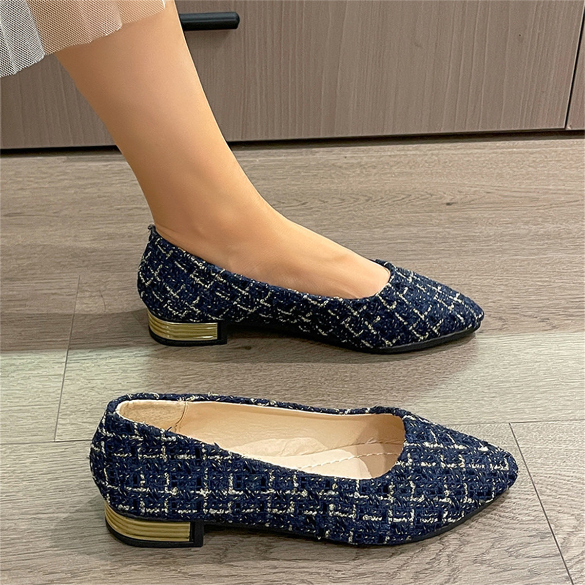 Lazy Shoes Roman-style Slip-on Elegant Pumps